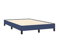 vidaXL Giroletto Senza Materasso Blu 120x190 cm in Tessuto