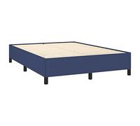 vidaXL Giroletto Senza Materasso Blu 140x190 cm in Tessuto