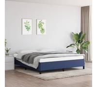 VIDAXL - Giroletto Blu 160x200 Cm In Tessuto - SPEDIZIONE GRATUITA