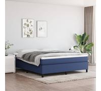 VIDAXL - Giroletto a Molle Blu 180x200 cm in Tessuto - SPEDIZIONE GRATUITA