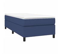 vidaXL Giroletto senza Materasso Blu 80x200 cm in Tessuto