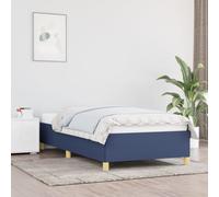 vidaXL Giroletto senza Materasso Blu 90x190 cm in Tessuto