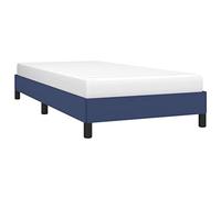 vidaXL Giroletto Senza Materasso Blu 90x200 cm in Tessuto