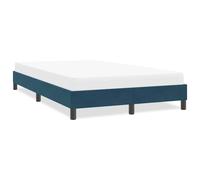 vidaXL Giroletto senza Materasso Blu Scuro 120x210 cm Velluto