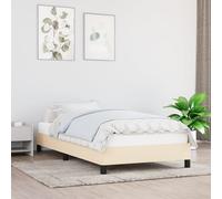vidaXL Giroletto Crema 100x200 cm in Tessuto