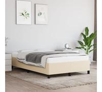 VIDAXL - Giroletto Crema 120x200 Cm In Tessuto - SPEDIZIONE GRATUITA