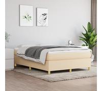 VIDAXL - Giroletto Crema 140x190 cm in Tessuto - SPEDIZIONE GRATUITA