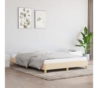 AX Giroletto 203x143x25cm Crema Doghe truciolare Legno Camera Letto New 346823