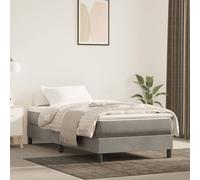 VIDAXL - Giroletto Grigio Chiaro 100x200 cm in Velluto - SPEDIZIONE GRATUITA