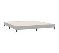 vidaXL Giroletto Senza Materasso Grigio Chiaro 180x210 cm Velluto, mobili Camera da Letto, Letto Matrimoniale, Letto Imbottito, Rete Letto