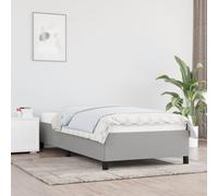 VIDAXL - Giroletto Grigio Chiaro 90x200 Cm In Tessuto - SPEDIZIONE GRATUITA