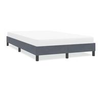 vidaXL Giroletto Senza Materasso Grigio Scuro 120x210 cm Velluto, mobili Camera da Letto, Letto Matrimoniale, Letto Imbottito, Rete Letto