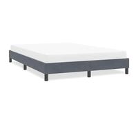 vidaXL Giroletto Senza Materasso Grigio Scuro 140x210 cm Velluto, mobili Camera da Letto, Letto Matrimoniale, Letto Imbottito, Rete Letto