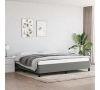 VIDAXL - Giroletto Grigio Scuro 200x200 Cm In Tessuto - SPEDIZIONE GRATUITA