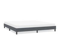 vidaXL Giroletto Senza Materasso Grigio Scuro 200x220 cm Velluto, mobili Camera da Letto, Letto Matrimoniale, Letto Imbottito, Rete Letto