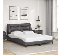 vidaXL Giroletto senza Materasso Hvar Crema 120x200 cm in Similpelle