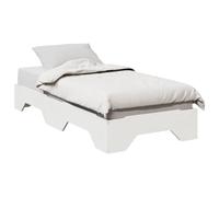 vidaXL Giroletto Senza Materasso Impilabile Bianco 90x190 cm Legno, Letto impilabile, Letto Singolo impilabile, mobili Camera da Letto
