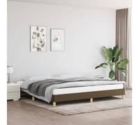 VIDAXL - Giroletto Marrone 200x200 Cm In Tessuto - SPEDIZIONE GRATUITA