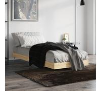 vidaXL Giroletto senza Materasso Rovere Sonoma 75x190 cm in Truciolato