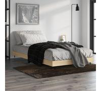 vidaXL Giroletto senza Materasso Rovere Sonoma 90x200 cm in Truciolato