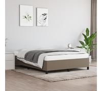 VIDAXL - Giroletto Grigio Tortora 140x190 Cm In Tessuto - SPEDIZIONE GRATUITA