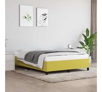 vidaXL Giroletto senza Materasso Verde 140x200 cm in Tessuto