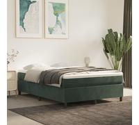 VIDAXL - Giroletto Verde Scuro 140x200 cm in Velluto - SPEDIZIONE GRATUITA