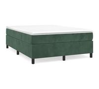 VIDAXL - Giroletto Verde Scuro 140x200 cm in Velluto - SPEDIZIONE GRATUITA