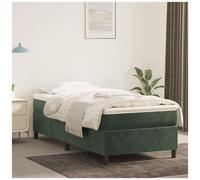 VIDAXL - Giroletto Verde Scuro 90x200 cm in Velluto - SPEDIZIONE GRATUITA