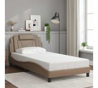 vidaXL Giroletto Viana senza Materasso Cappuccino 100x200 cm in Similpelle