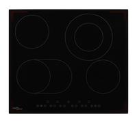 vidaXL Glaskeramik-Kochfeld mit 4 Platten Touch Control 6600 W