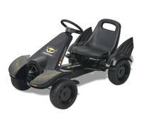 vidaXL Go Kart a pedali con seduta regolabile nero