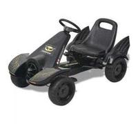 vidaXL Go Kart a pedali con seduta regolabile nero