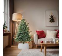 vidaXL Gonna per Albero di Natale Bianca Ø65x23 cm in Plastica