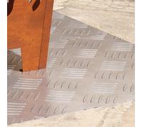 vidaXL Gradini per Scale 2 pcs Argento 80 x 40 cm Alluminio