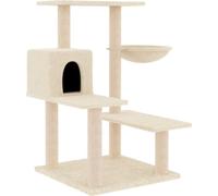 vidaXL Graffiatoio in sisal crema 82,5 cm