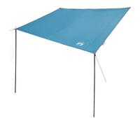 vidaXL Grande tenda da campeggio blu 350 x 240 cm - impermeabile, poliestere resistente, traspirante, facile da montare, con ancoraggi a terra, perfetta tenda per esterni
