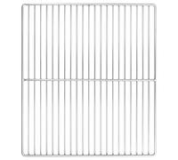 vidaXL Griglia BBQ Manici Rettangolare 45x40 cm in Acciaio Inossidabile 304