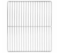 vidaXL Griglia Argento 40 x 35 cm Acciaio inossidabile