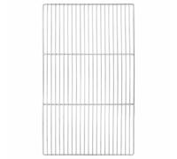 vidaXL Griglia Argento 67 x 40 cm Acciaio inossidabile