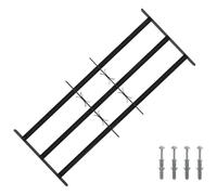 vidaXL Griglia di Sicurezza per Finestra 116 x 45 cm Acciaio zincato