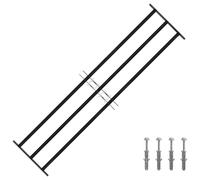vidaXL Griglia di Sicurezza per Finestra 174 x 45 cm Acciaio zincato