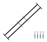 vidaXL Griglia di Sicurezza per Finestre con 2 Traverse 3 pcs