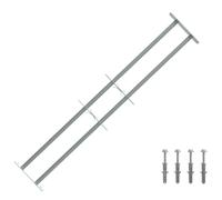 vidaXL Griglia di Sicurezza per Finestre con 2 Traverse 3 pz