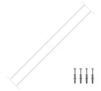 vidaXL Griglia di Sicurezza per Finestre con 2 Traverse 3 pz 93-174 cm