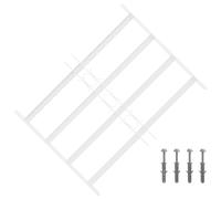 vidaXL Griglia di sicurezza per finestre con 4 barre trasversali 3 pz