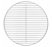 vidaXL Griglia per barbecue Argento 43 x 43 cm Acciaio inossidabile | Fatta per resistere a tutte le avventure all'aperto, Disegnata per gestire alte temperature,