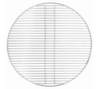 vidaXL Griglia Rotonda da 60 cm in Acciaio Inox | Strumento per Grigliare Resistente al Calore Portatile per Uso all'aperto, Perfetto per Grigliare e servire Cibo Durante Incontri.