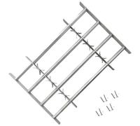 vidaXL - Griglia regolabile protezione finestre 4 barre trasversali 700-1050 mm