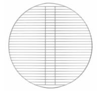 vidaXL Griglia da BBQ Grigio Ø57 cm Acciaio Inossidabile